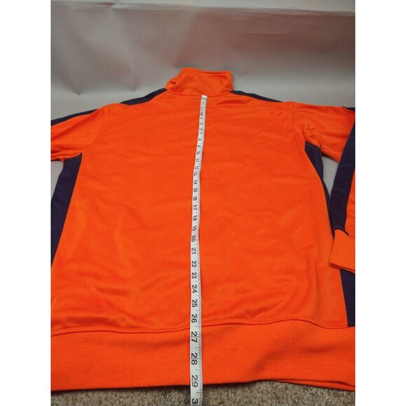 Denver Broncos Fleece NFL Full Zip Team Apparel XLT Orange Blue Mock Neck - Picture 6 of 6